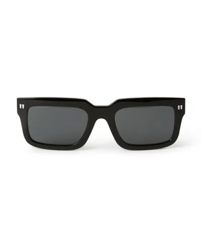 Off-white Clip On Square Sunglasses