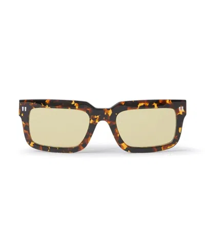 Off-white Clip On Square Sunglasses
