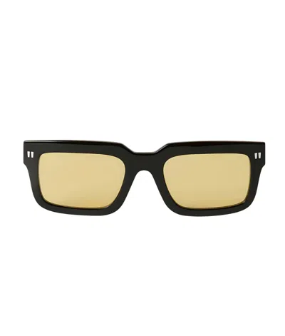 OFF-WHITE CLIP ON SQUARE SUNGLASSES