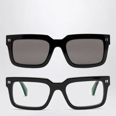 Off-white ™ Clip-on Sunglasses In Black
