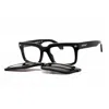 Off-white Clip On2 Dark Grey Clip On Square Unisex Eyeglasses Oeri130 1007 54