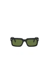Off-white Clip On2 Rectangle-frame Glasses In Green
