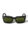 Off-white Clip On2 Sunglasses In Black