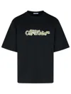 Off-white Arrow Skate Short Sleeve T-shirt In Black