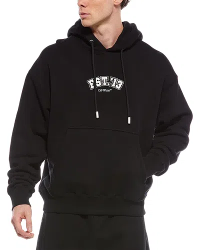 Off-white Club Skate Hoodie In Black