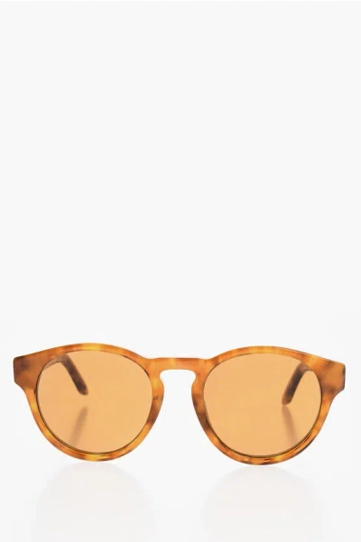 Off-white Clubmaster Oakland Sunglasses With Tortoiseshell Frame In Orange