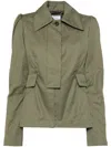 Off-white Co Cargo Jacket In 5858 Four Leaf Clover - Four Leaf Clover