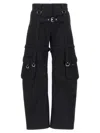 Off-white Cotton Cargo Trousers