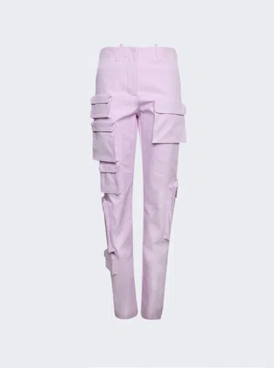 Off-white Co Multipocket Cargo Pant In Blue
