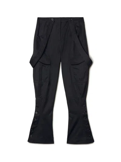 Off-white Co Straps Cargo Pants In Black