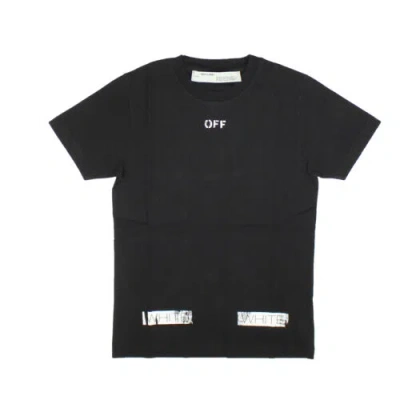 Pre-owned Off-white C/o Virgil Abloh Black White Diags T-shirt Size Xs $370 In White Green
