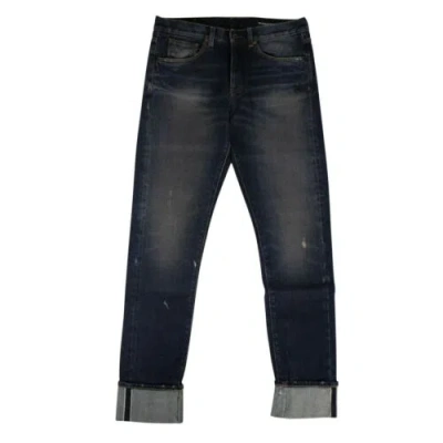 Pre-owned Off-white Off White C/o Virgil Abloh Blue Denim Selvedge Jeans Pants Size 34 $1680