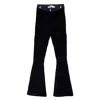 Off White C/o Virgil Abloh Blue Velour Flared Leggings In Blue
