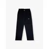 Off-white Off Stamp Clear Worker Pant In Black - White