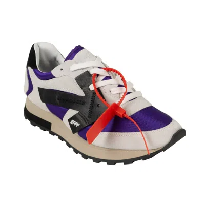 Off White C/o Virgil Abloh Hg 'purple Runner' Sneakers - White In Multi