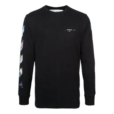 Off-white C/o Virgil Abloh Men's Black Diag Arrows Long Sleeve T-shirt