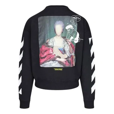 Off-white C/o Virgil Abloh Men's Black Diag Mariana De Silva Over Sweatshirt