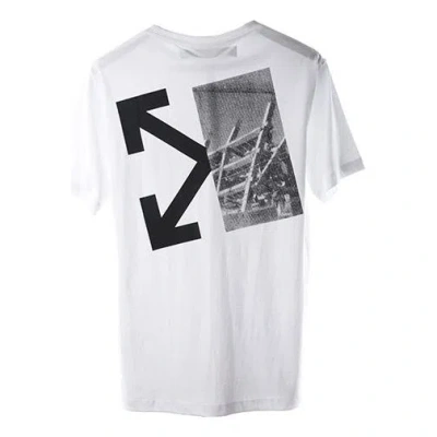 Off-white C/o Virgil Abloh Men's White Splitted Arrows Over Tee