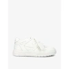Off-white Low-top Calf Leather Sneakers In White
