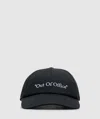 Off White C/o Virgil Abloh Off White Co Virgil Abloh Out Of Office Cap In Black - White