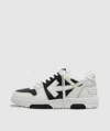 Off White C/o Virgil Abloh Off White Co Virgil Abloh Out Of Office Leather Sneaker In Black/white