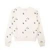 Off White C/o Virgil Abloh Off-white C/o Virgil Abloh Ow Allover Slim Crewneck Sweatshirt - White/black In White