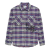 Off-white C/o Virgil Abloh Ow Flannel Check Shirt Blue In Blue