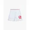 Off-white Lace-detailing Shorts In White