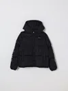 Off-white Coat  Kids Kids Color Black In Multi