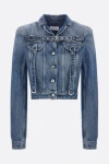 Off-white Off White Denim Jacket With Harness Details In Blue