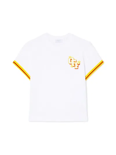 Off-white College Fitted Tee In White