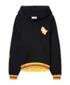 Off-white College Over Hoodie In Black
