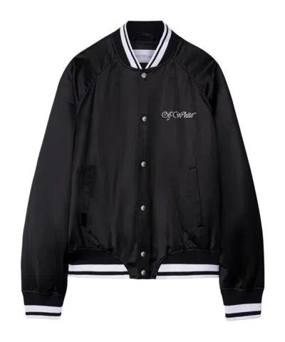 OFF-WHITE OFF-WHITE COLLEGE STRAIGHT HEM BOMBER JACKET
