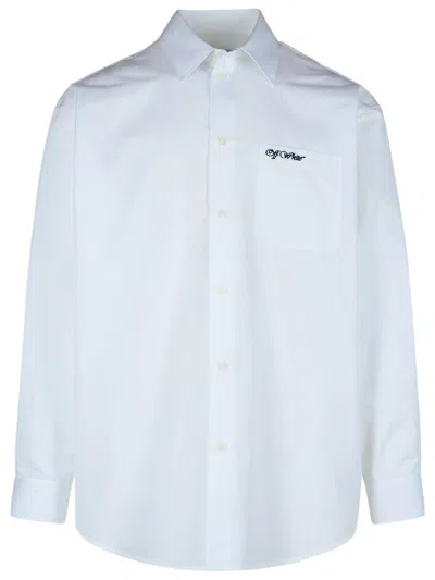 Off-white Shirt With Logo In White