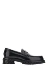 OFF-WHITE OFF-WHITE COMBAT LEATHER LOAFERS