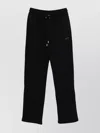 Off-white Comfortable Trousers With Side And Back Pockets In Black