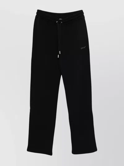 OFF-WHITE COMFORTABLE TROUSERS WITH SIDE AND BACK POCKETS
