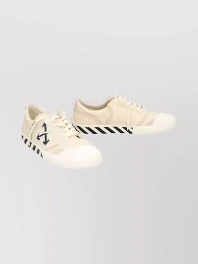Off-white Contemporary Low-top Sneakers For Versatile Style In Neutral