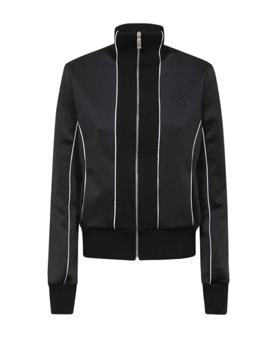 OFF-WHITE OFF-WHITE ZIP-UP LONG-SLEEVED JACKET
