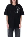 OFF-WHITE CONTRASTING PRINT OVER T-SHIRT FOR MEN