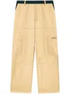 Off-white Off White Men `stitch Cotgab` Straight Cargo Pants