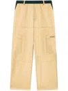 Off-white Off White Men Stitch Cargo Pants In Beige