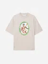 Off-white Cool Cotton T-shirt In Nude