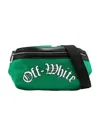 Off-white Core Mesh Belt Bag In Green