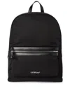 Off-white Core Round Logo-print Backpack In Black