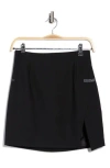 Off-white Corporate Tailored Miniskirt In Black
