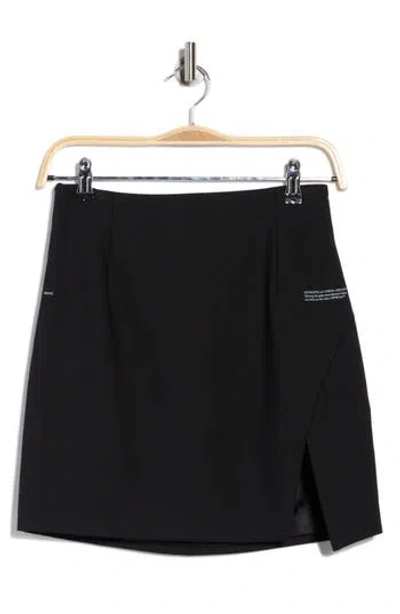 Off-white Corporate Tailored Miniskirt In Black