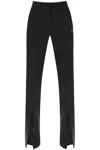Off-white Off White Corporate Tailoring Pants In Black Black (black)