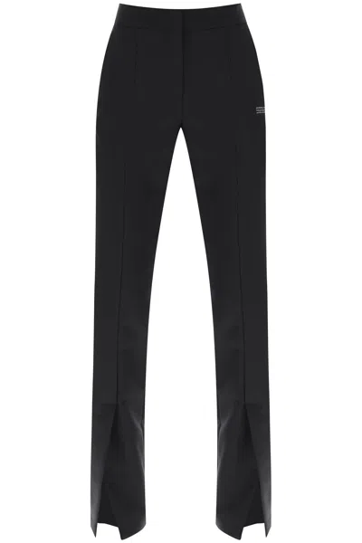 Off-white Corporate Tailoring Pants For Women In Black