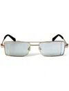 Off-white Oeri14a Cortez Sunglasses Eyewear In Gold